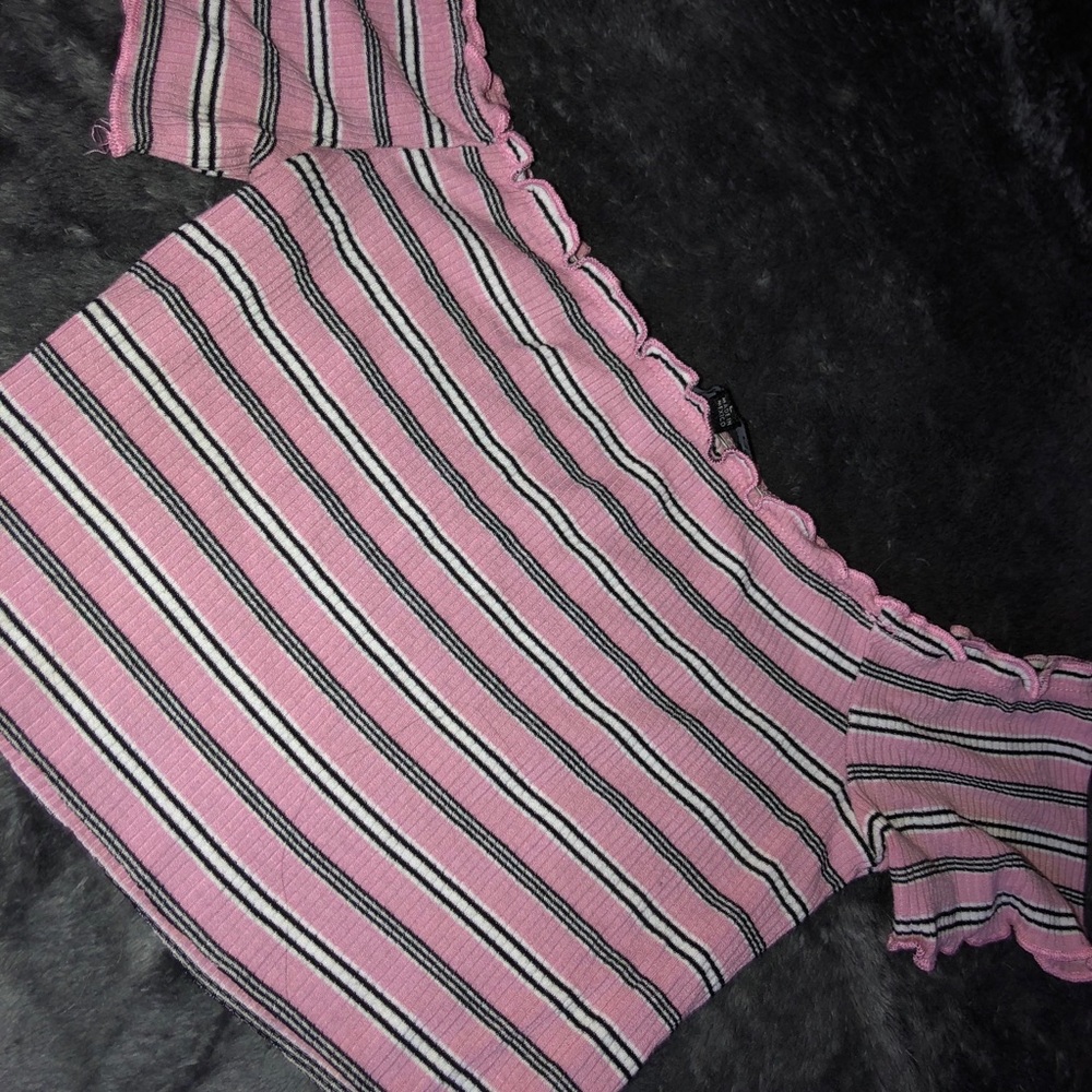 Off the shoulder crop top